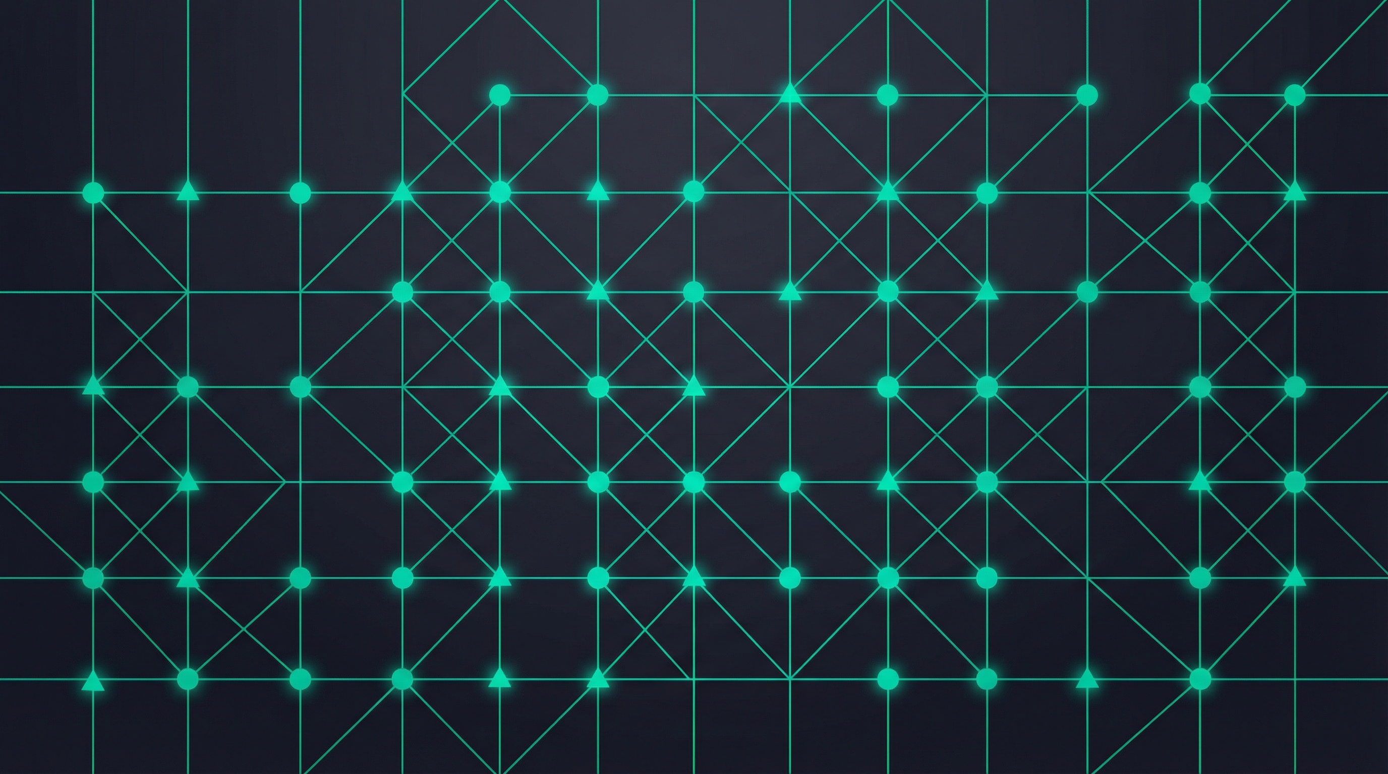 Abstract geometric network pattern representing IT consulting technology